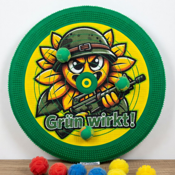 Klettballwurfscheibe